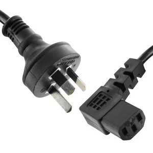 15m AU 3 Pin to Right Angle IEC Kettle Plug Australian 240V Mains Power Lead - Picture 1 of 1