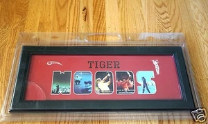 Tiger Woods 5 gerahmte Fotos Gold Digest British Open Championship NEU im Paket - Bild 1 von 2
