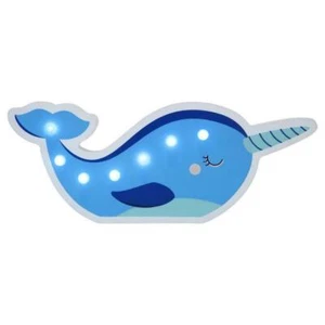 Sunnylife Kids Marquee LED Decor Light - Narwhal - Picture 1 of 4