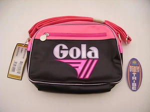 GOLA BORSA PICCOLA MINI REDFORD MIRROR MET CUB047 BLACK FUCHSIA NERO FUCSIA - Foto 1 di 2
