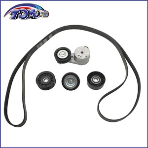 Serpentine Belt Tensioner Pulley Kit for Chevy Impala Saturn Pontiac 90K-38420A - Picture 1 of 4
