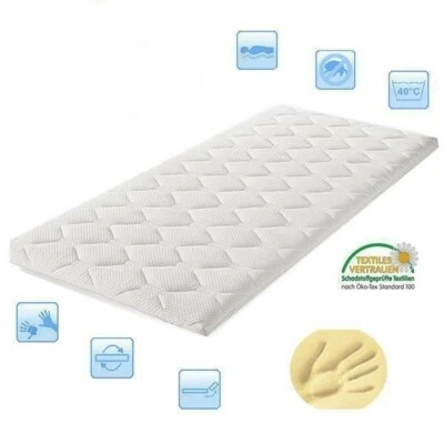 Topper Matratze Auflage Visco Schaum 140 x200 Höhe 7 Memory warm Schoner Luxform - Bild 1 von 4