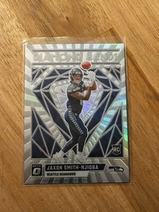 Jaxon Smith-Njigba - 2023 Optic Diamond Hands Silver Holo Prizm Insert Rookie RC - Picture 1 of 2