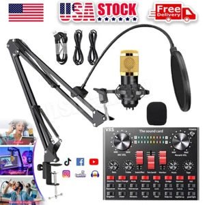 Condenser Microphone BM800 Podcast Music Mixer Equipment Home Studio Recording - Picture 1 of 18