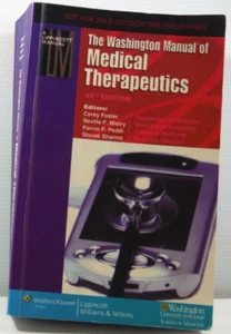 The Washington Manual of Medical Therapeutics 33rd Book 2010 PB self help guide - Picture 1 of 12