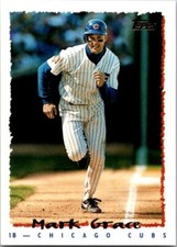 1995 Topps Mark Grace  90 Chicago Cubs
