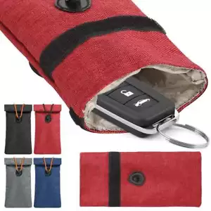 Faraday Bag For Cell Phone Car Key RFID Signal Blocking Shielding Pouch Bag - Picture 1 of 16