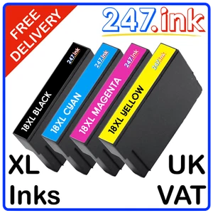 18XL Ink Cartridges For Epson XP212 XP215 XP225 XP305 (Set of 4) non-oem - Picture 1 of 5