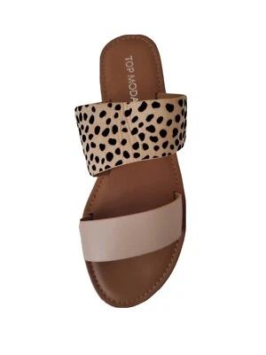 Top Moda Malik-30 Sandalia Guepardo Desnudo Plana Sin Cordones Tallas Disponibles  Foto 1 de 4