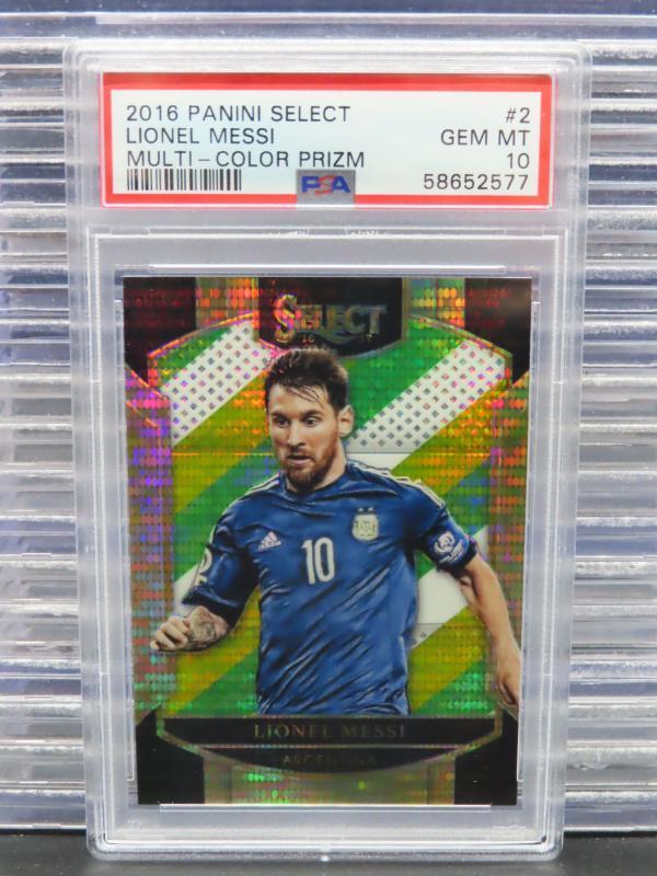 2016-17 Select Lionel Messi Terrace Multi-Color Prizm #2 PSA 10 Argentina