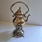 Brass Teapot With Stand And Warmer