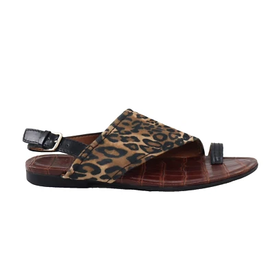 🔥NATURALIZER Sandalia Seanna Punta Redonda con Cordones, Estampado de Guepardo Marrón, 7US🔥 Foto 1 de 4