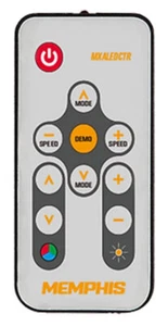 Memphis Audio 16-MXALEDCTR Wireless RF Remote Control for MXA Subwoofer LED Ring - Picture 1 of 3