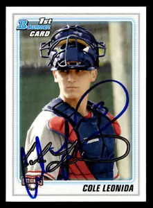 Cole Leonida signed auto 2010 Bowman Draft #BDPP36 card Washington Nationals - Picture 1 of 2