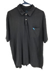 Tommy Bahama Short Sleeve Polo Shirt Men's Size XL Black