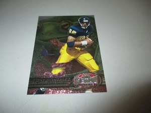 Tony Gonzalez 1997 Metal Universe RC #193