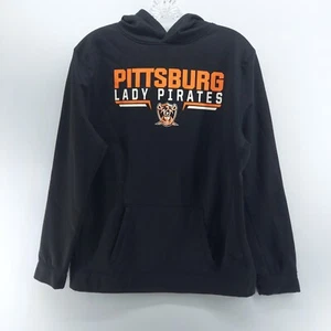 pittsburg ladies pirates activewear black fleece pullover hoodie size XL youth - Picture 1 of 11