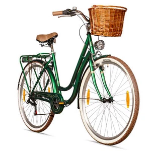 26 Zoll, 28 Zoll Damenfahrrad Bergsteiger Marseille Korb u. Licht StVZO B-WARE - Bild 1 von 17