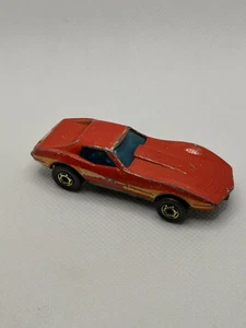 Vintage Hot Wheels Corvette Stingray 1980 Gold Rims Hong Kong base - Picture 1 of 5
