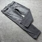 FRAME L'Homme Slim Jeans Men 33 x 28 Gray Charcoal Wash MLH760 Badlands Stretch