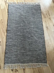 Rug Multicolor 60X35.5 " Accent Scatter Throw Woven Farmhouse Great Shape! - Picture 1 of 10