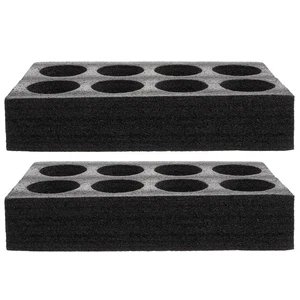 2pcs Milk Cup Tray Holder Multi-holes Cup Holder Drink Carrier Tray - Picture 1 of 12