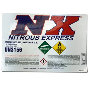 15994-15 Nitrous Express NX Bottle Decal For 15 Pound Bottle - Picture 1 of 1