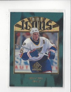 1997-98 SP Authentic Icons Embossed #I2 Brett Hull Blues