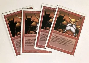 Dwarven Warriors (4) edizione riveduta quasi nuova Magic the Gathering MTG - Foto 1 di 1