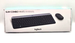 Logitech MK470 Slim Combo Kabelloses Tastatur-Maus-Set - Graphit QWERTY UK-Engli - Bild 1 von 5