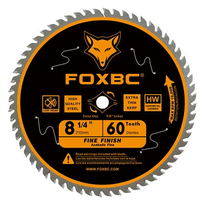 8-1/4 Inch Table Saw Blade 40 Tooth for DeWalt DWA181440 Table Saw 5/8" Arbor - Image 1 of 4