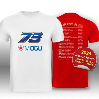 Camiseta Miguel Ai Ogura 2025 MotoGP Calendario Carrera - Imagen 1 de 2