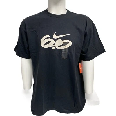 耐克 6.0 滑板男式黑色 T 恤短袖 XXL 码 — 第 1/4 张图片