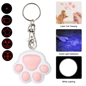 Cat Laser Interactive Indoor Cat Pet Toys Automatic USB Cat Teaser Pet Toys Pink - Picture 1 of 9