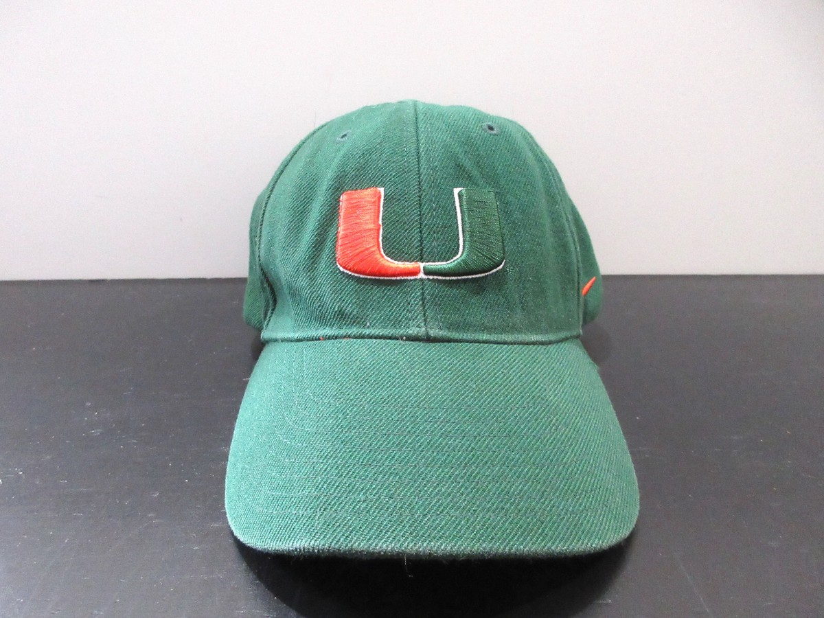 ⭐️希少！NIKE 90s  MIAMI HURRICANES キャップ　アメフト Vintage 90s Miami Hurricanes Nike Team Sports Swoosh