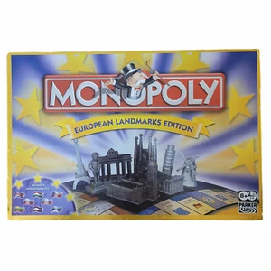 Rare Monolopy European Landmark Edition Game 2004 Board Game Hasbro Europe - Picture 1 of 7