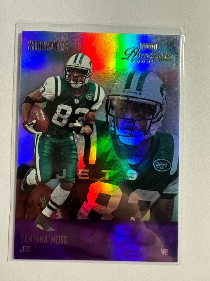 K165,801 -  2003 Playoff Prestige Xtra Points Purple #100 Santana Moss #/100 - Image 1 of 1