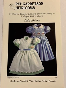 Smocking Plate Heirlooms - #014 Gil's Chicks by Pat Garretson - Picture 1 of 2