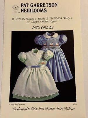 Smocking Plate Heirlooms - #014 Gil's Chicks by Pat Garretson - Image 1 of 2