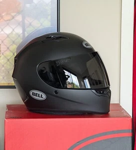 Bell Qualifier Racing Helmet (Black) - Size Small - Picture 1 of 2