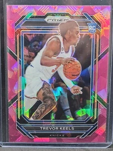 Trevor Keels 2022 Panini Prizm #260 Pink Cracked Ice Rookie RC Knicks - Picture 1 of 2