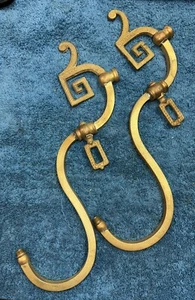 2 bracci lampadario in ottone fuso stile missione vintage abbinati 8” x 8”. - Foto 1 di 5