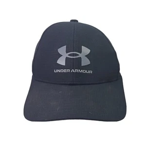Under Armour Black Blitzing Youth Hat Fitted Athletic Baseball Cap Medium/Large - Picture 1 of 9