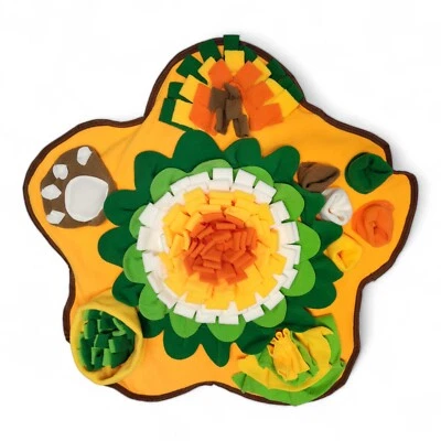 Schnüffelmatte Teppich Hundespielzeug Hund Katze Fleece Intelligenzspielzeug - Bild 1 von 4