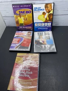 Billy Blanks' Tae Bo: Fat Blasting Cardio - DVD Lot Favorite Power Workout Back - Picture 1 of 3