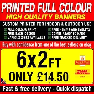 PVC Outdoor Vinyl Banner, Sign Display, Printed Heavy Duty Banners - Picture 1 of 4