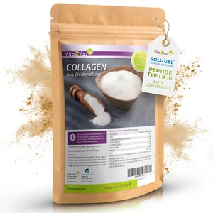 Vita2You Collagen 1000g - Weidehaltung - Kollagen Pulver - 1kg- Premium Qualität - Bild 1 von 9
