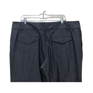 Old Navy Slacks 18 pantalones grises cintura ancha rayón mezcla poliéster - Imagen 1 de 6