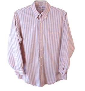 Brooks Brothers Traditional Fit Non-Iron Striped Dress Shirt Men's Size 16-33 - Picture 1 of 7