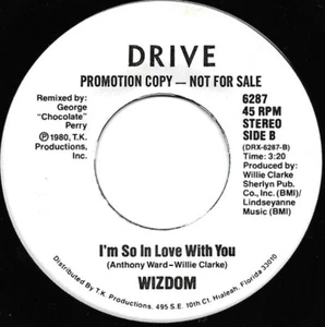 Wizdom / Love Was Really Meant For You / I'm So In Love With You 1980 Drive 6287 - Picture 1 of 2